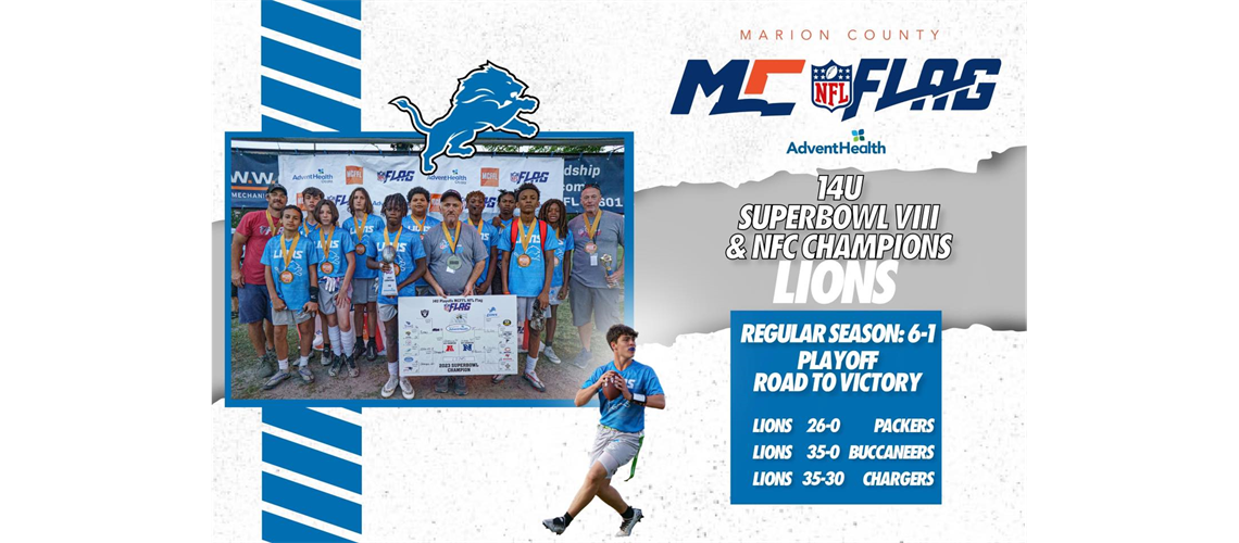 Marion County Flag Football League Presented by NFL Flag - Saints